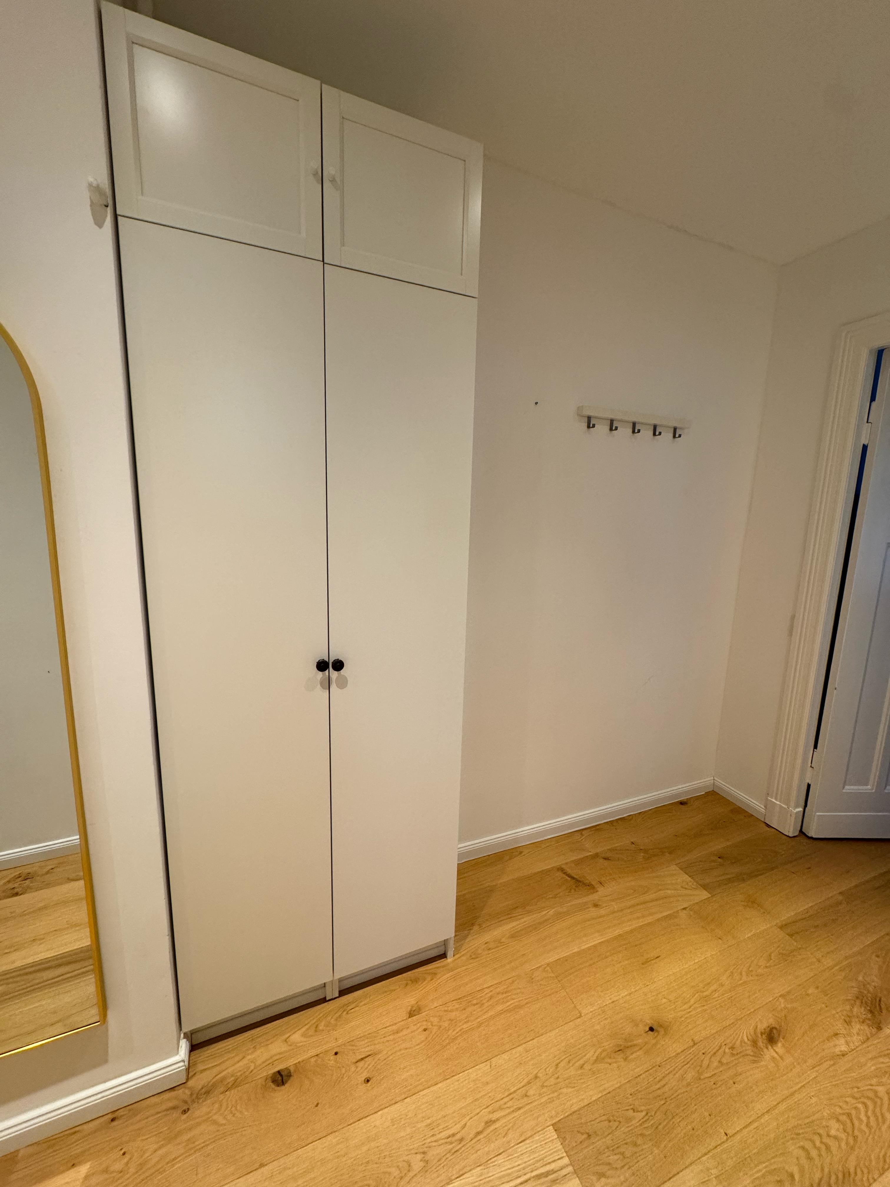 Another view of the completed closet installation